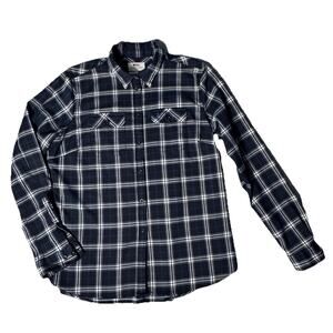 Fjallraven Fjallglim Stretch Shirt Grey Plaid Long Sleeve Womens L